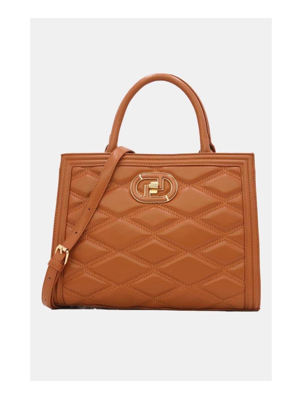 Sac à Main Femme Chic Matelassé 22B-5730-Brown — vue 2