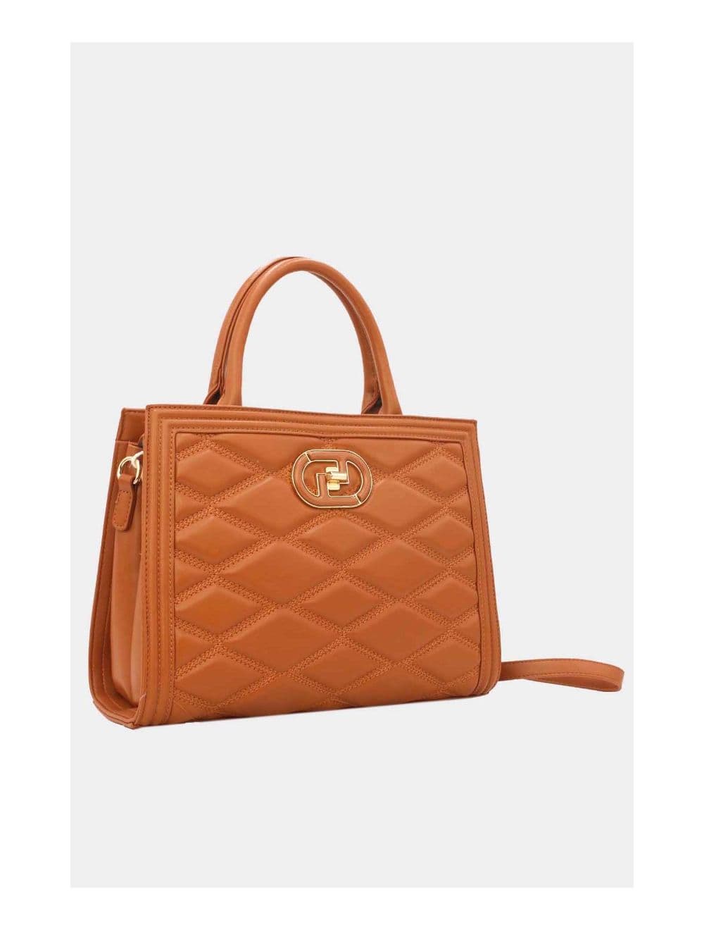 Sac à Main Femme Chic Matelassé 22B-5730-Brown — vue 3