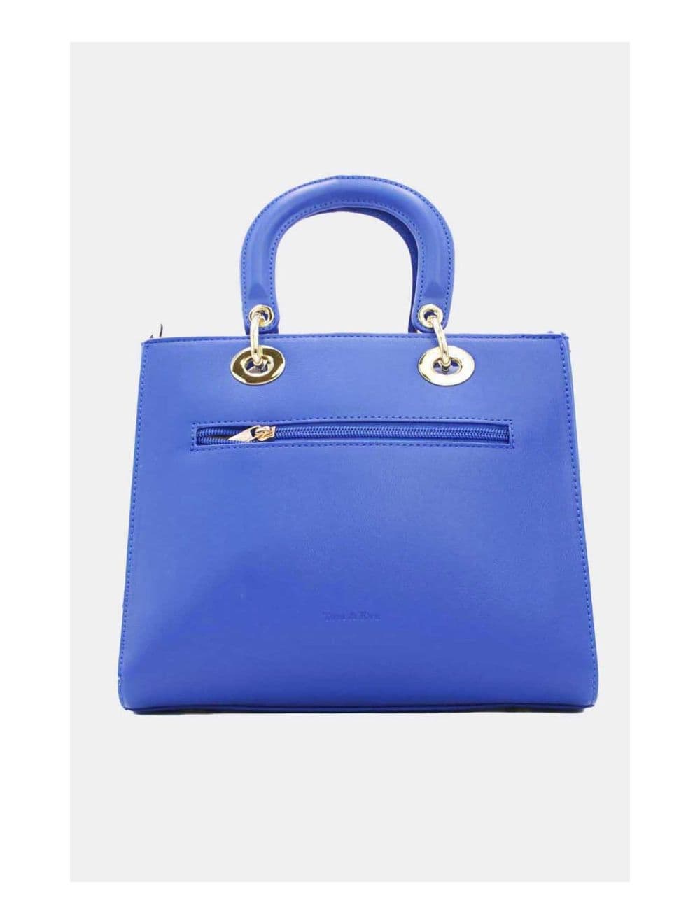 Sac à Main Décoré Des Losanges-22B-5675-Bleu — vue 3