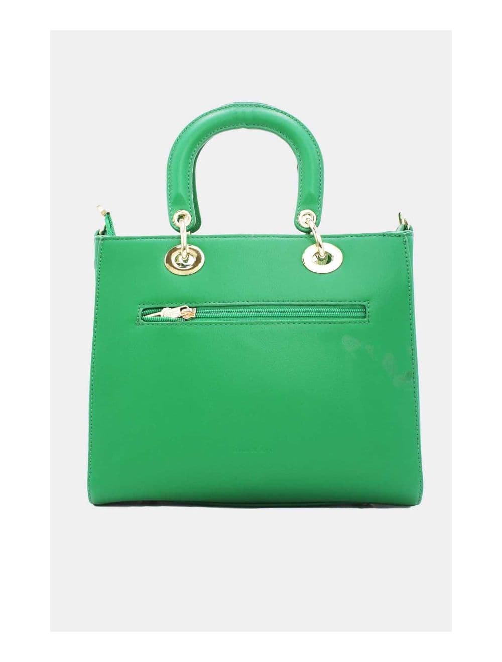 Sac à Main Décoré Des Losanges-22B-5675-Vert — vue 3