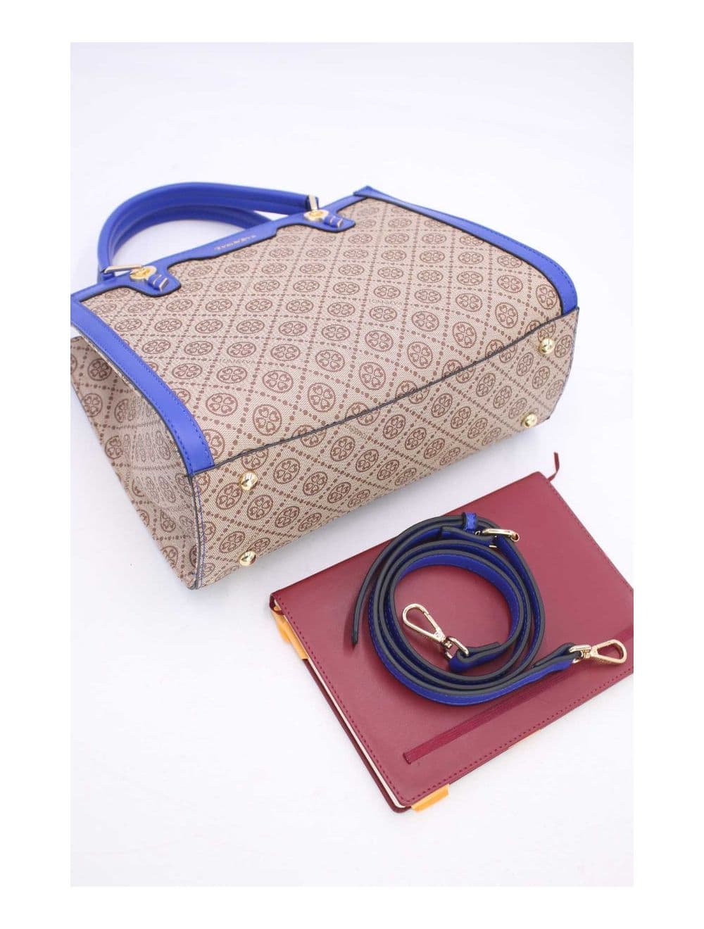 Sac à Main Monogramme-6934-Bleu — vue 4