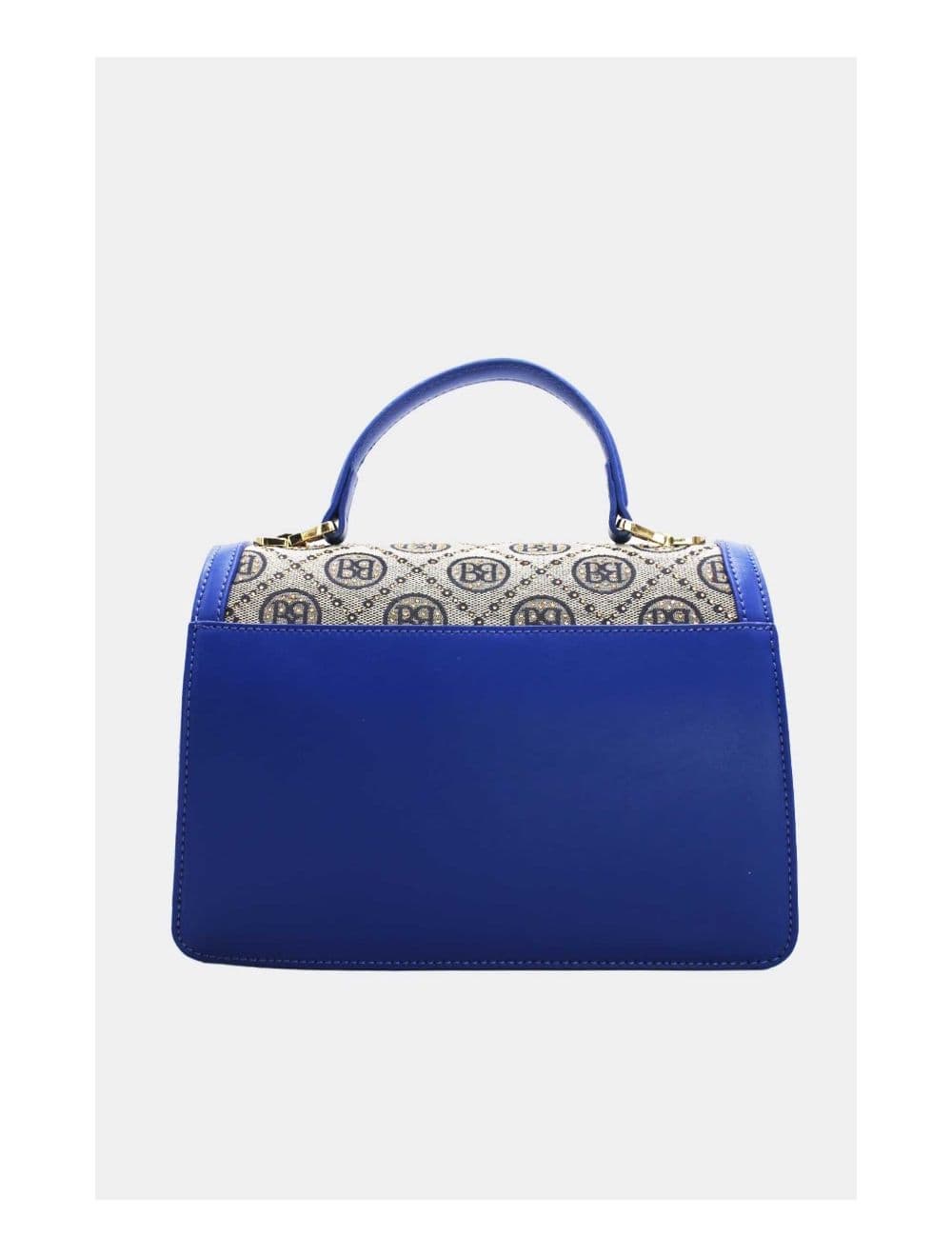Sac a Main Monogramme Style Vintage 22B-5670-Bleu — vue 3