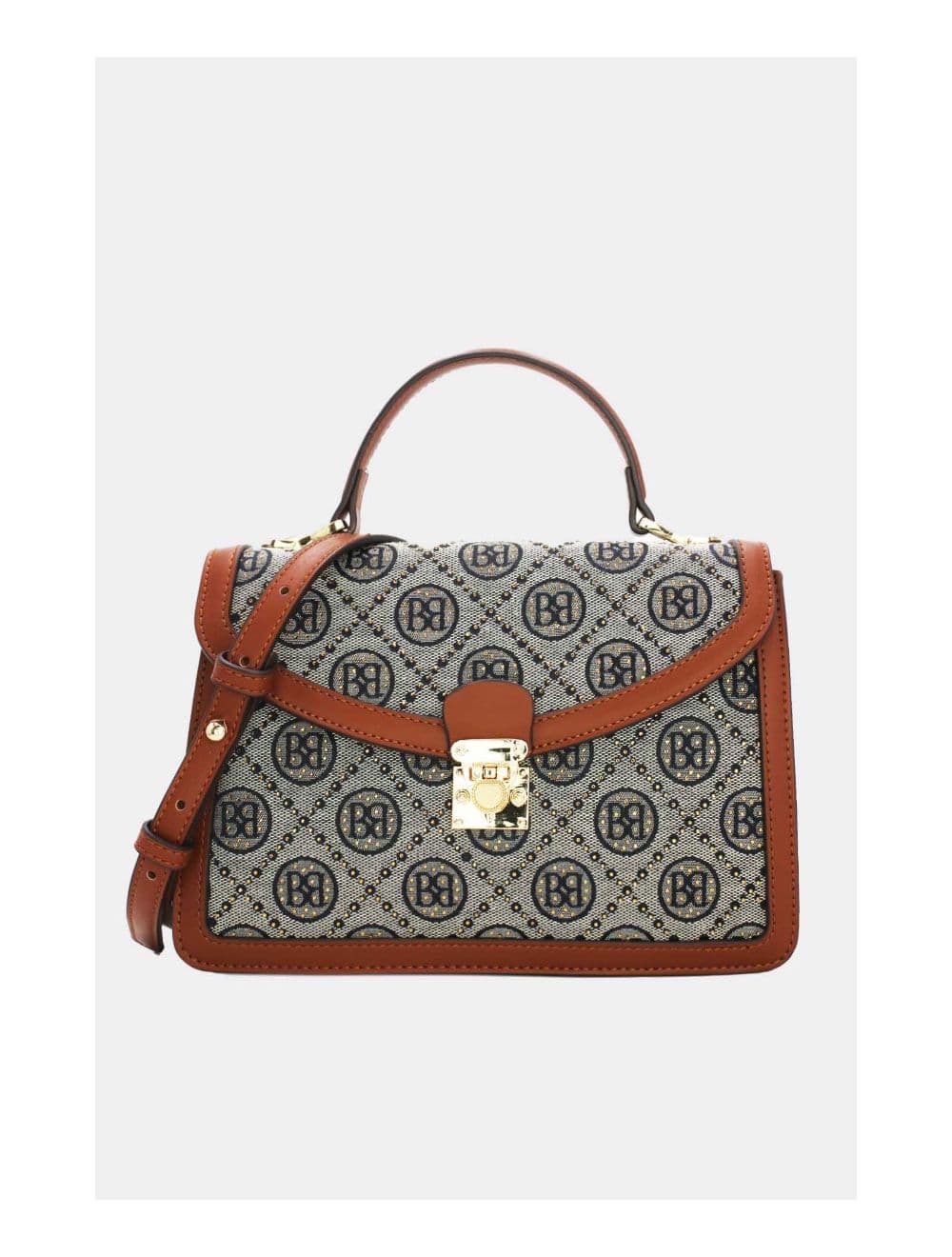 Sac a Main Monogramme Style Vintage 22B-5670-Marron