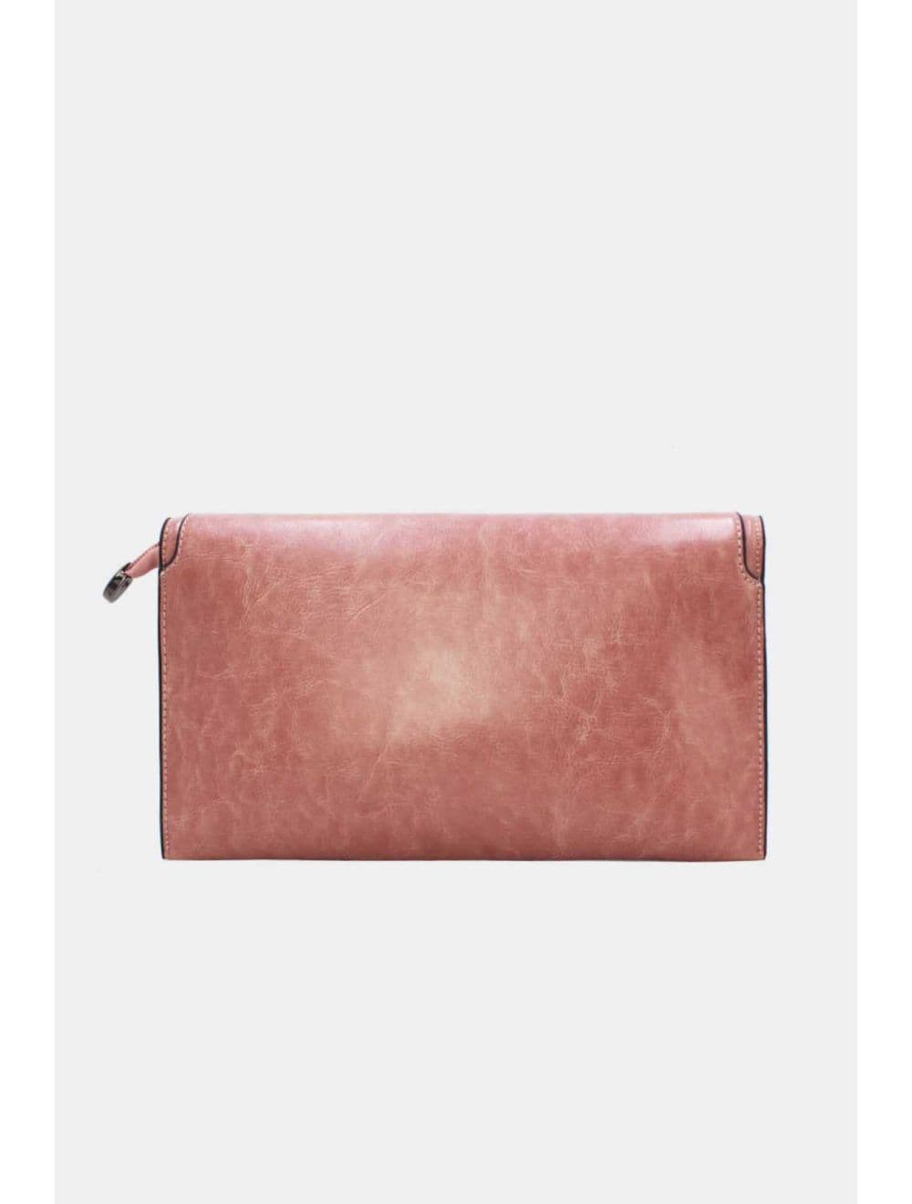 Pochette enveloppe structurée Avec Fermoir 24P-6099Y-Rose — vue 2
