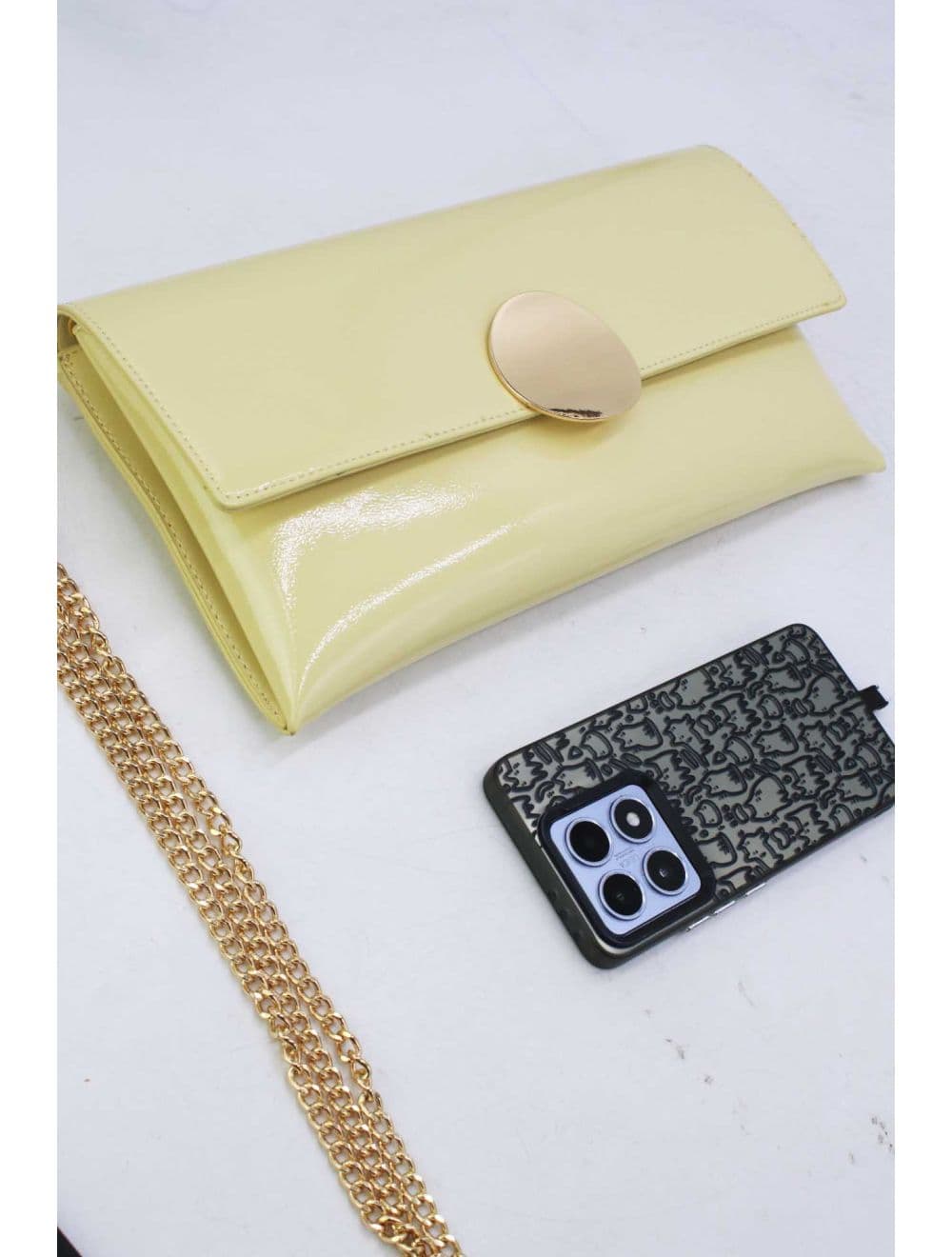 Pochette Bandoulière à Rabat 25P-6324-Jaune — vue 4