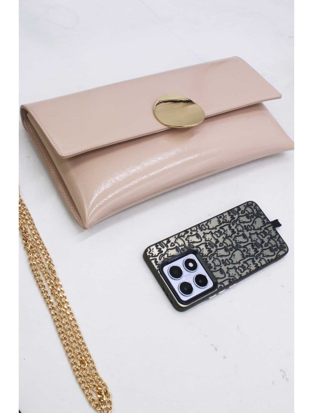Pochette Bandoulière à Rabat 25P-6324-Nude — vue 4