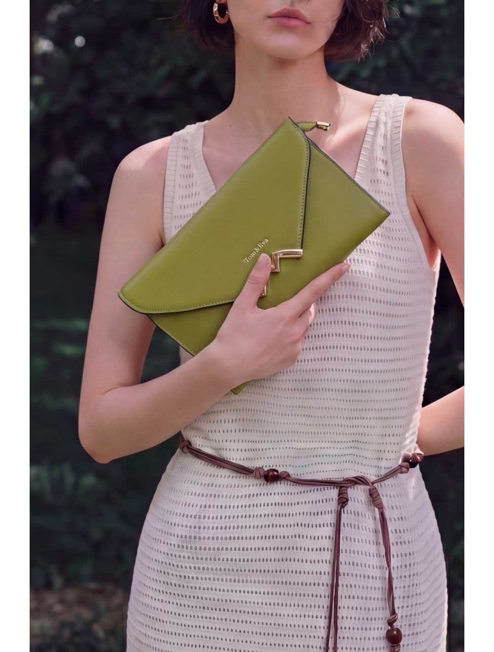 Pochette Bandoulière à Rabat 25P-6401-Vert — vue 6