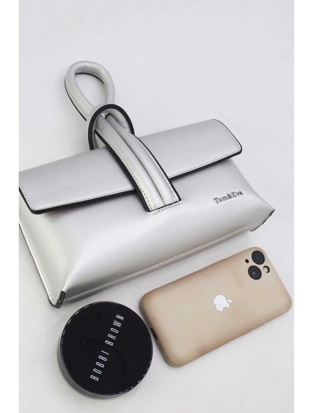 Pochette Smartphone Effect Cuir 25P-6411-Argent — vue 4