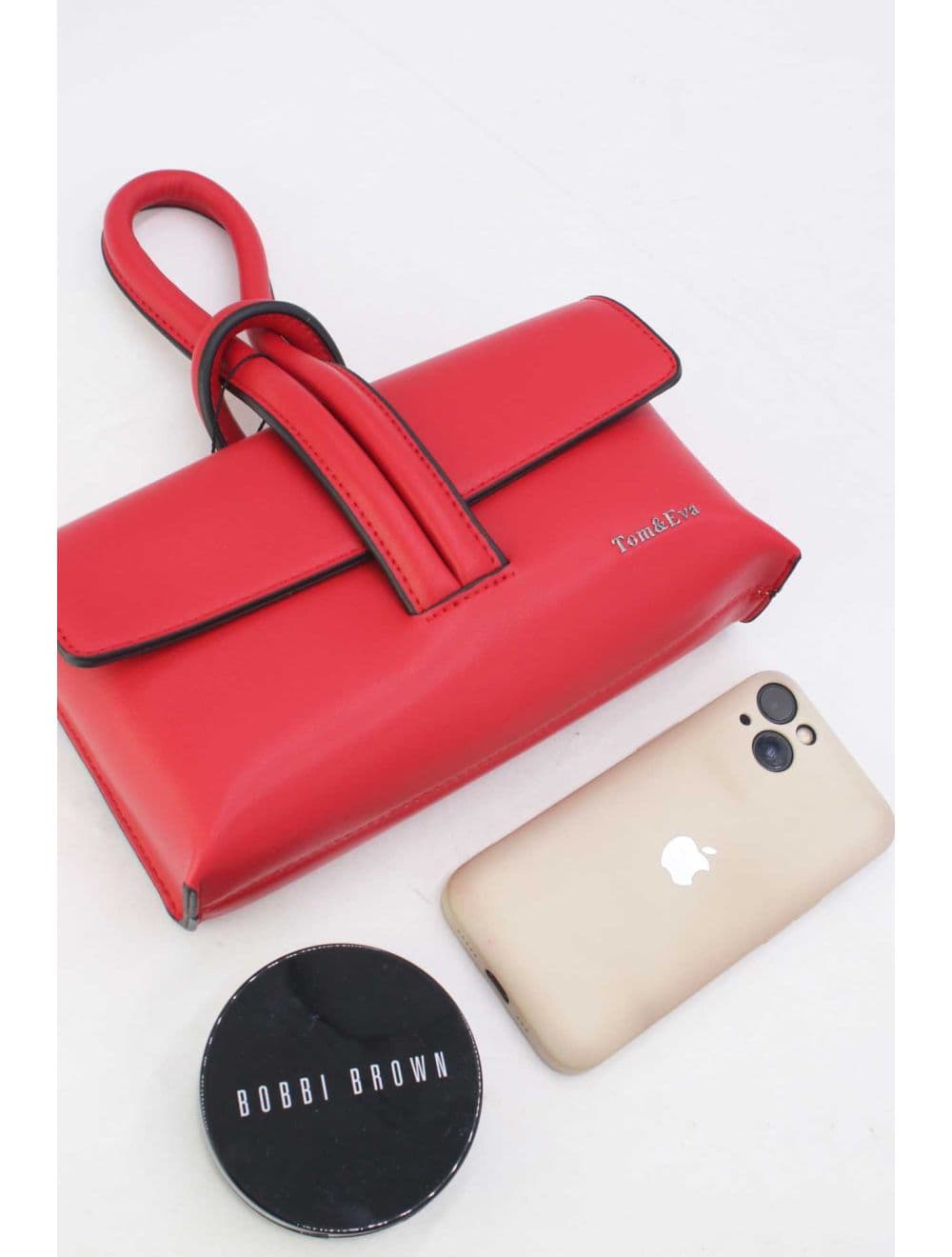 Pochette Smartphone Effect Cuir 25P-6411-Rouge — vue 4