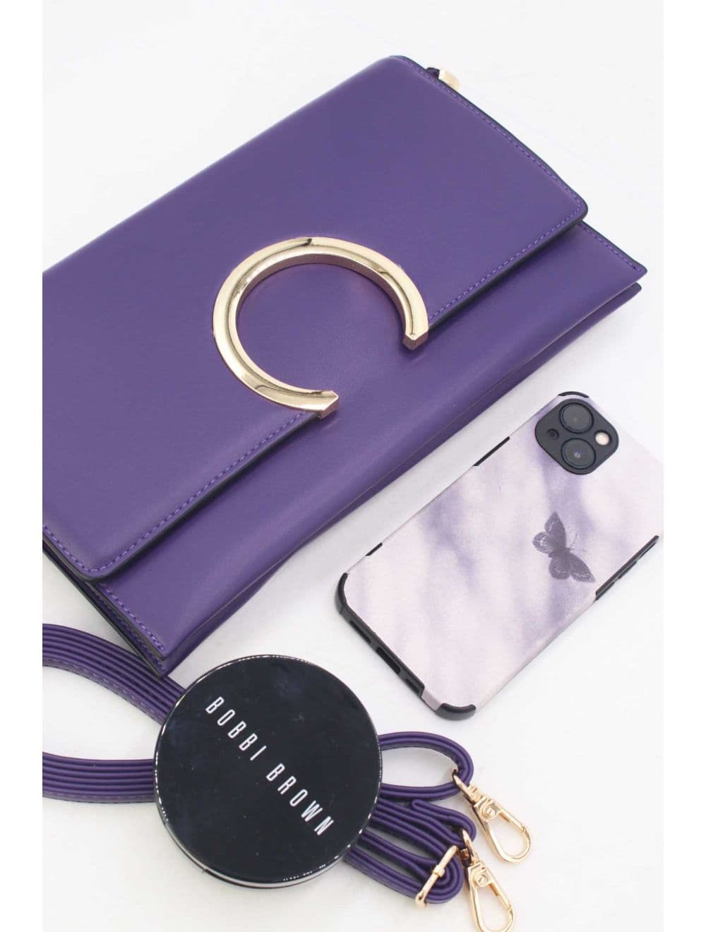 Pochette Bandoulière à Rabat 16D-1262-Violet — vue 4