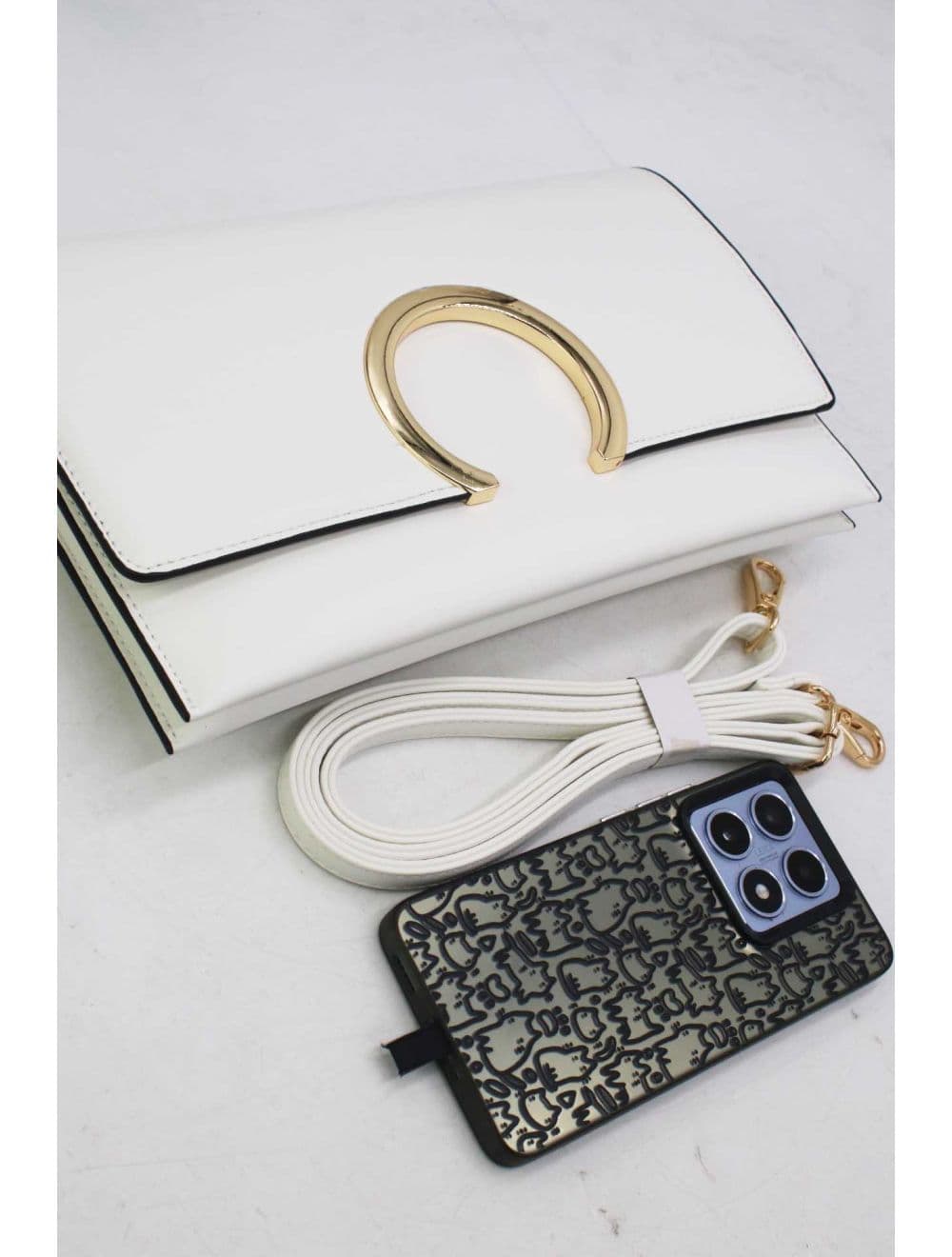Pochette Bandoulière à Rabat 16D-1262-Blanc — vue 4