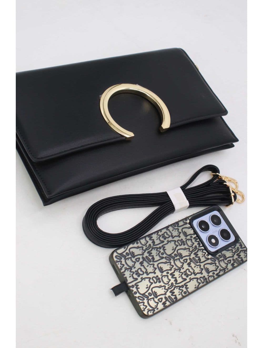 Pochette Bandoulière à Rabat 16D-1262-Noir — vue 4