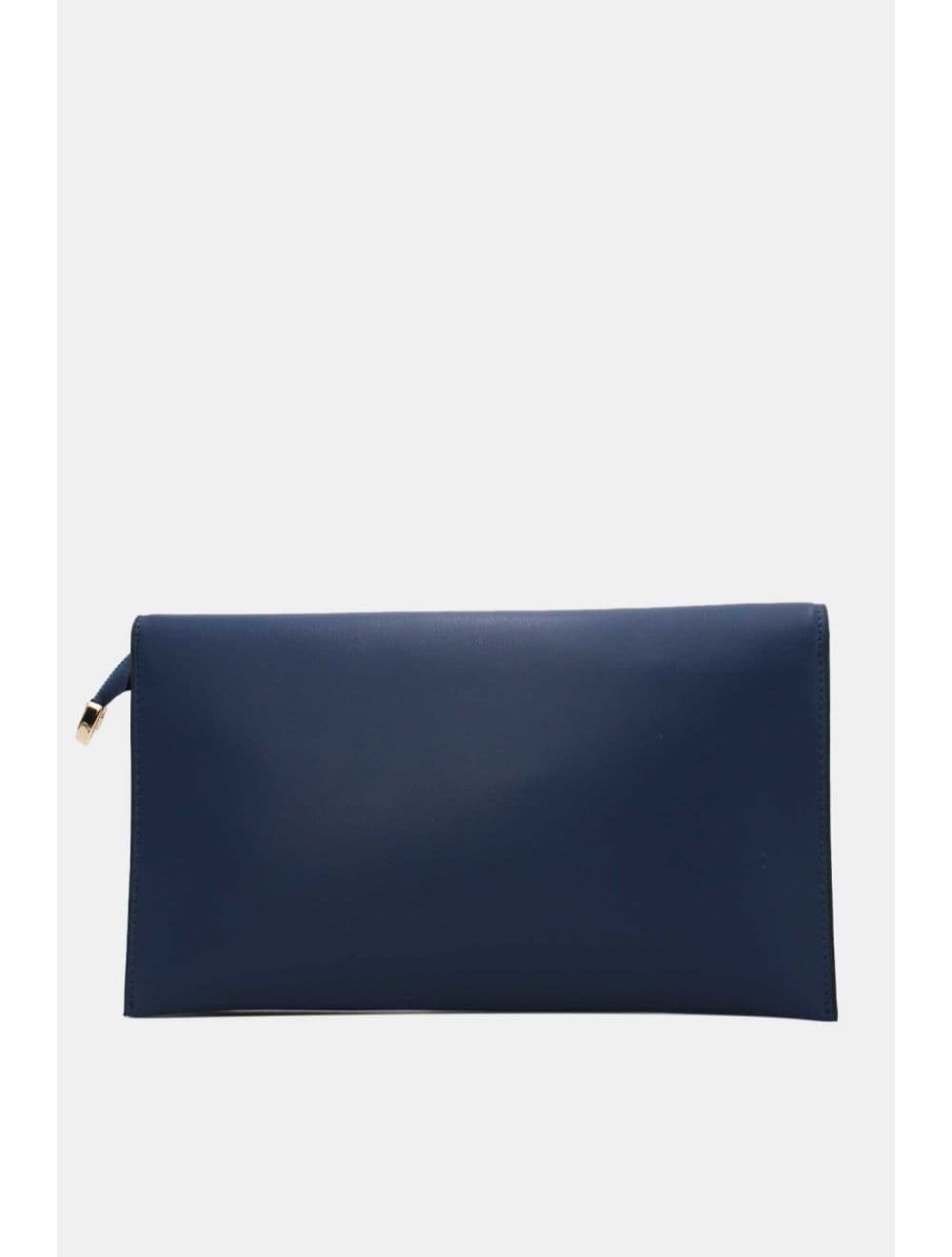 Pochette à Rabat avec Fermoir Avec Lettre B 22P-5565-Marine — vue 3