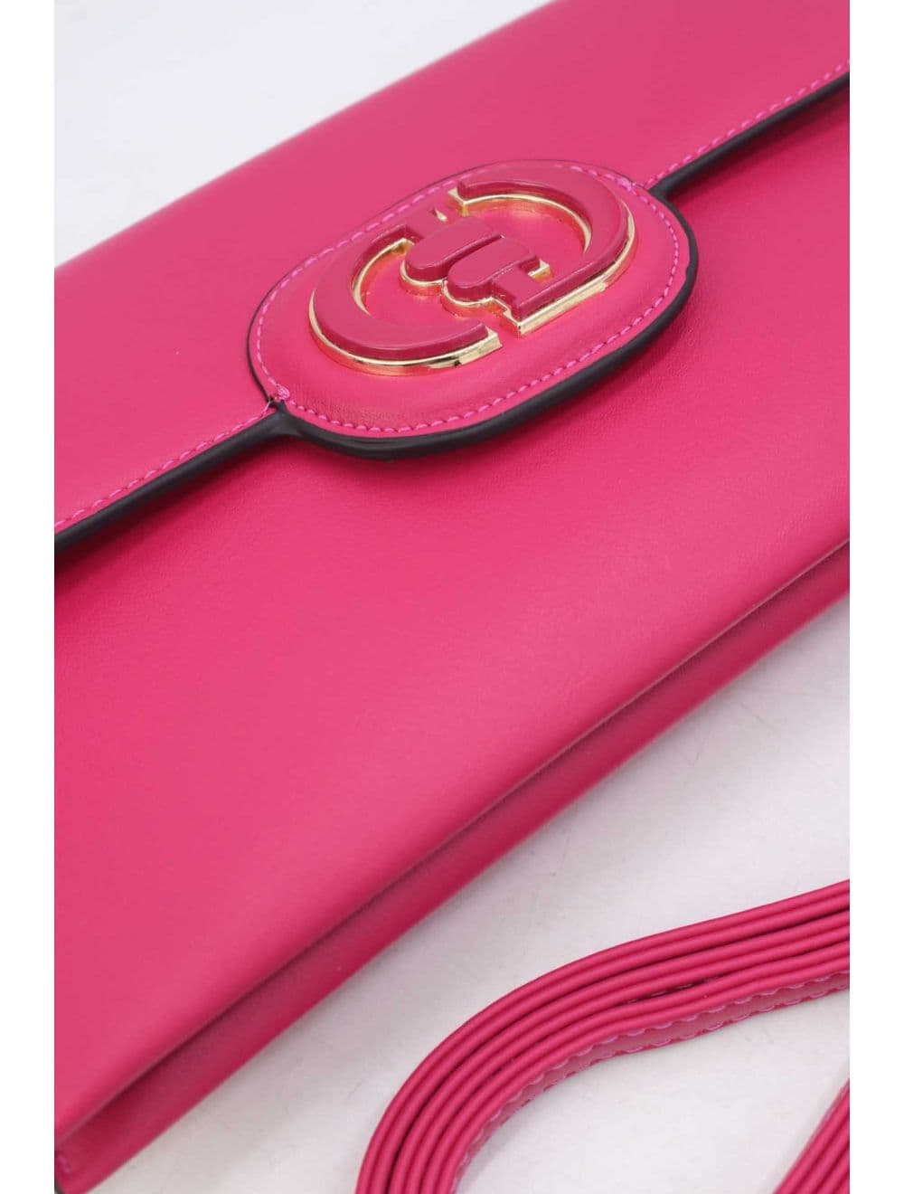 Pochette à Rabat avec Fermoir Avec Lettre B 22P-5565-Fuchsia — vue 5