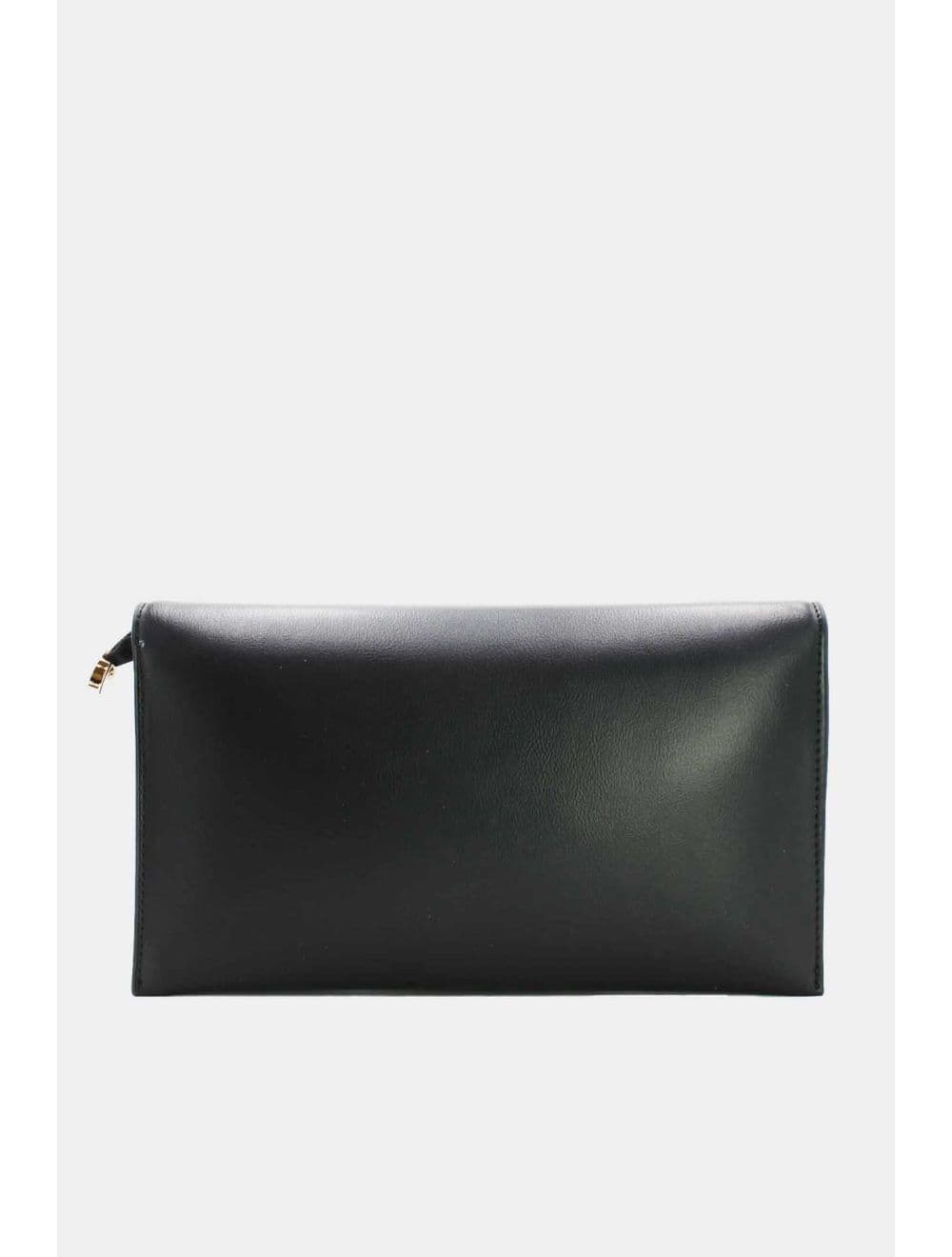 Pochette à Rabat avec Fermoir Avec Lettre B 22P-5565-Noir — vue 3