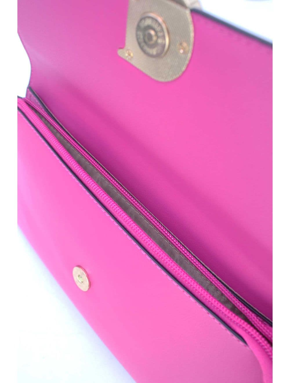 Pochette Bandoulière Effet Tressé 25P-6303-Fuchsia — vue 5