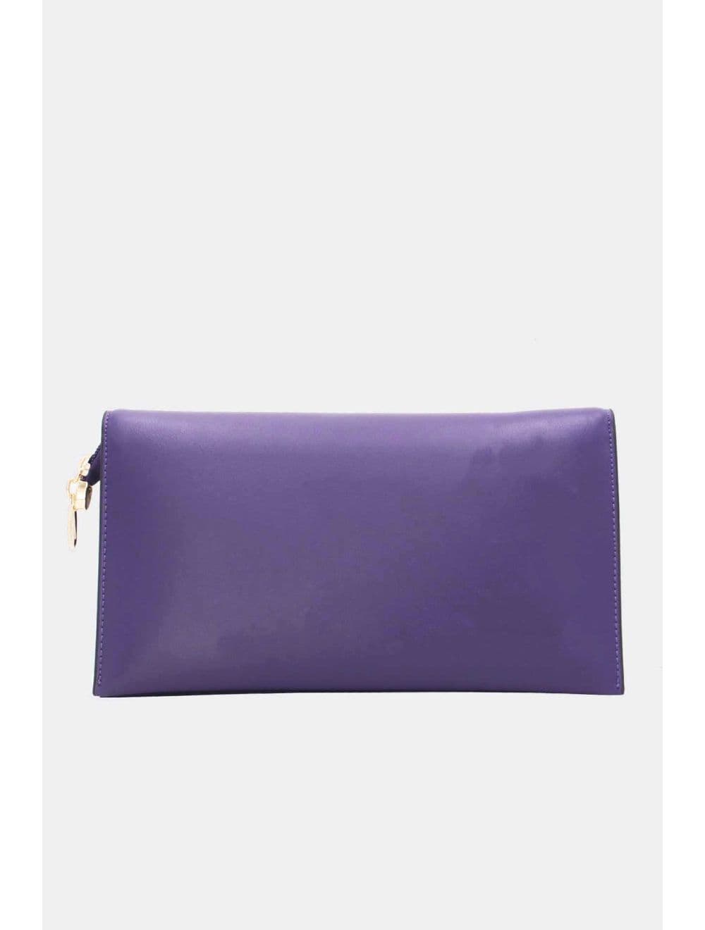 Pochette Bandoulière Effet Tressé 25P-6303-Violet — vue 3