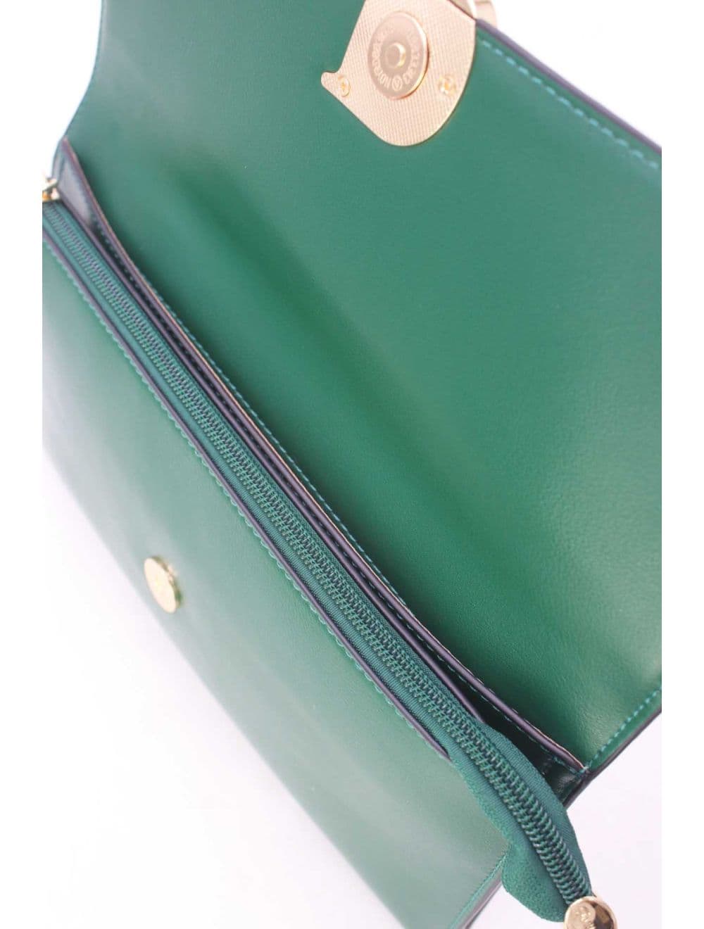 Pochette Bandoulière Effet Tressé 25P-6303-Vert — vue 5