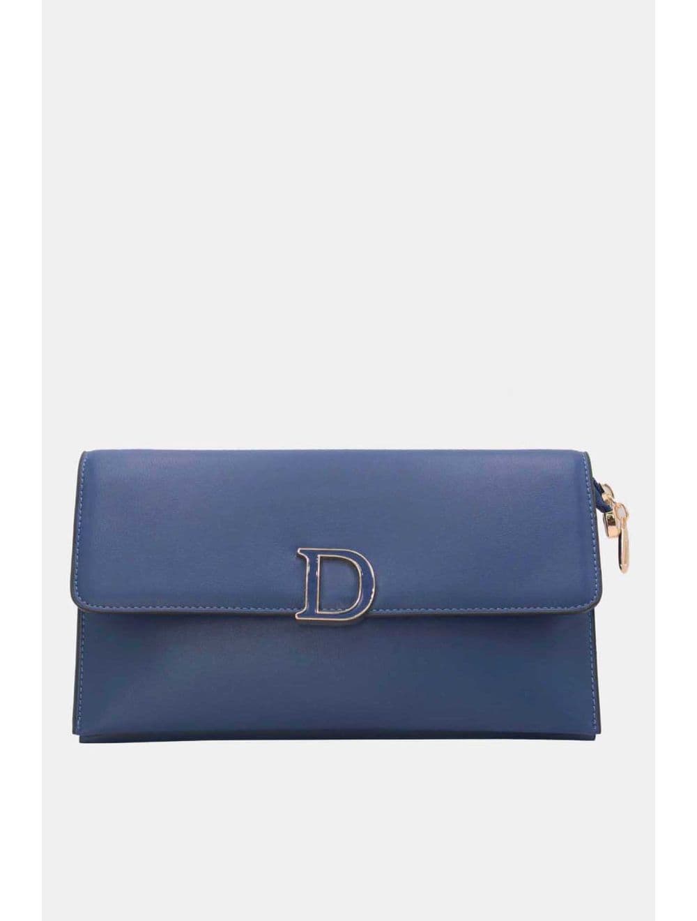 Pochette Bandoulière Effet Tressé 25P-6303-Bleu