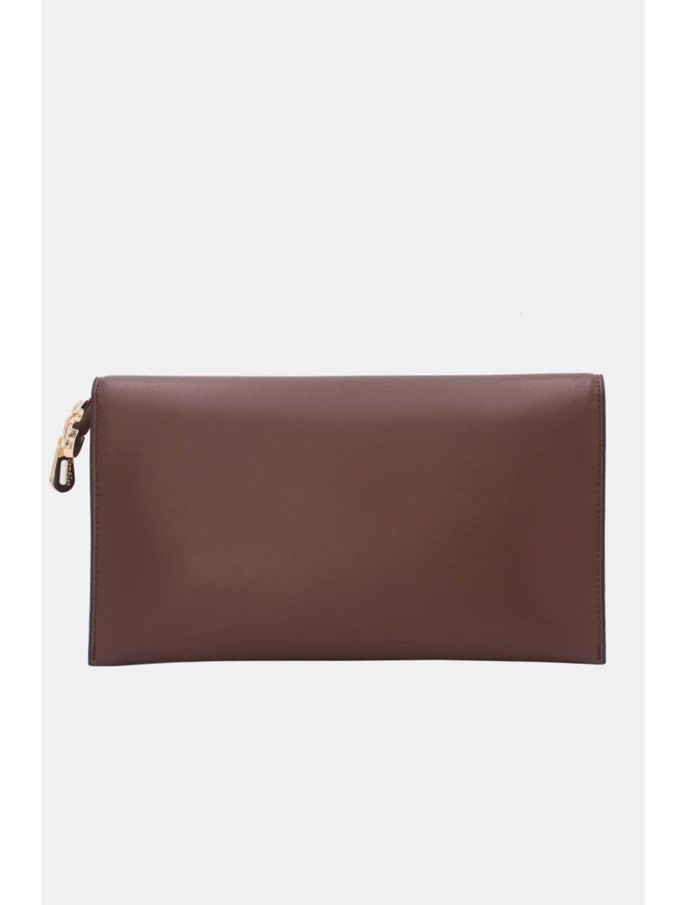 Pochette Bandoulière Effet Tressé 25P-6303-Café — vue 3