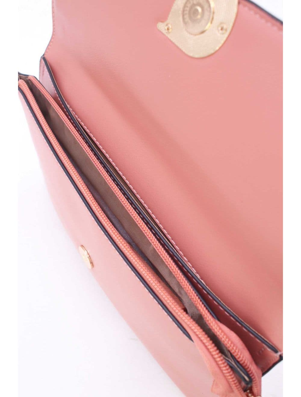 Pochette Bandoulière Effet Tressé 25P-6303-Rose — vue 5