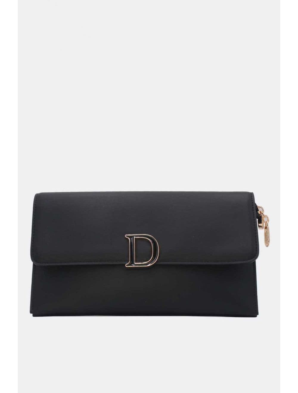 Pochette Bandoulière Effet Tressé 25P-6303-Noir