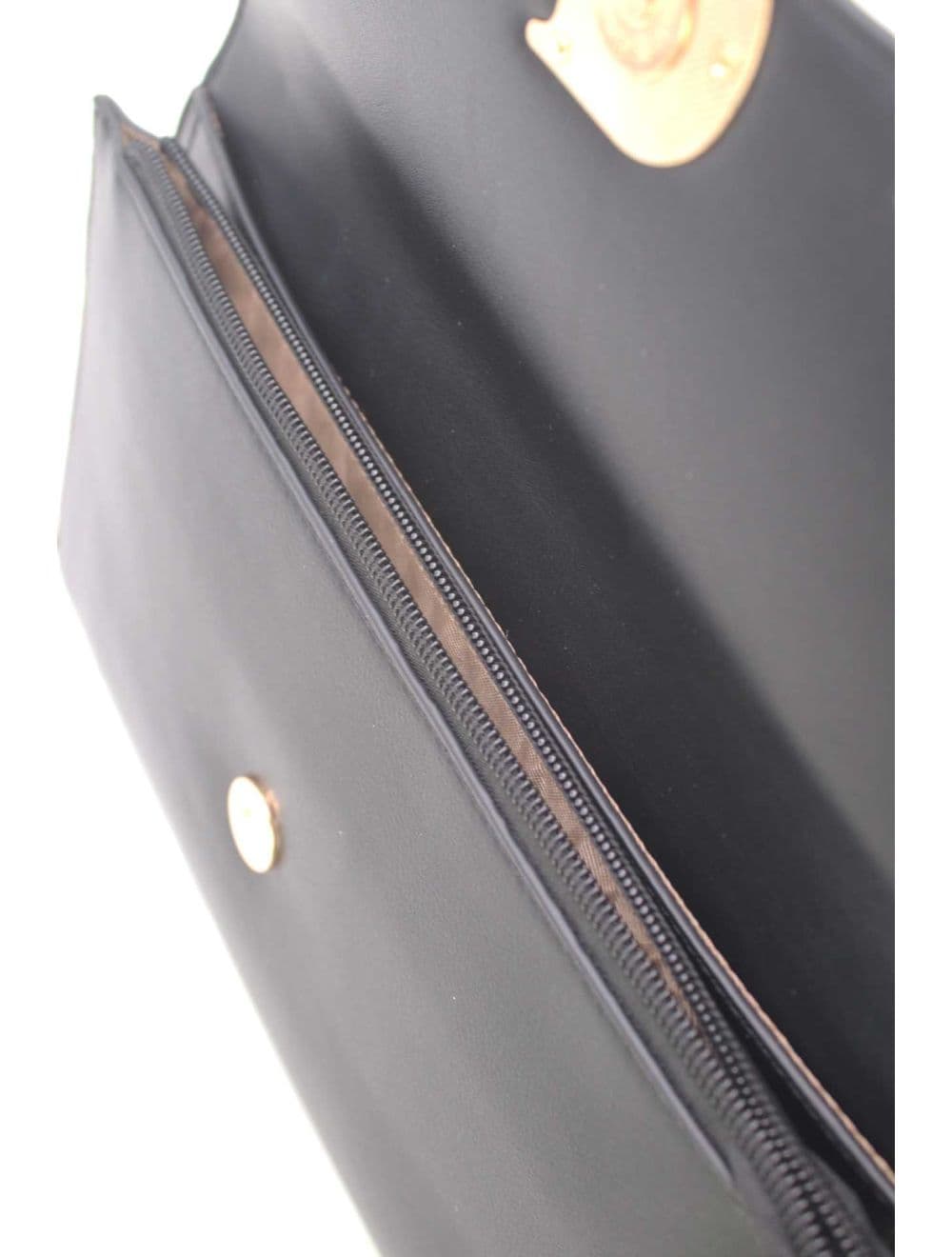 Pochette Bandoulière Effet Tressé 25P-6303-Noir — vue 5