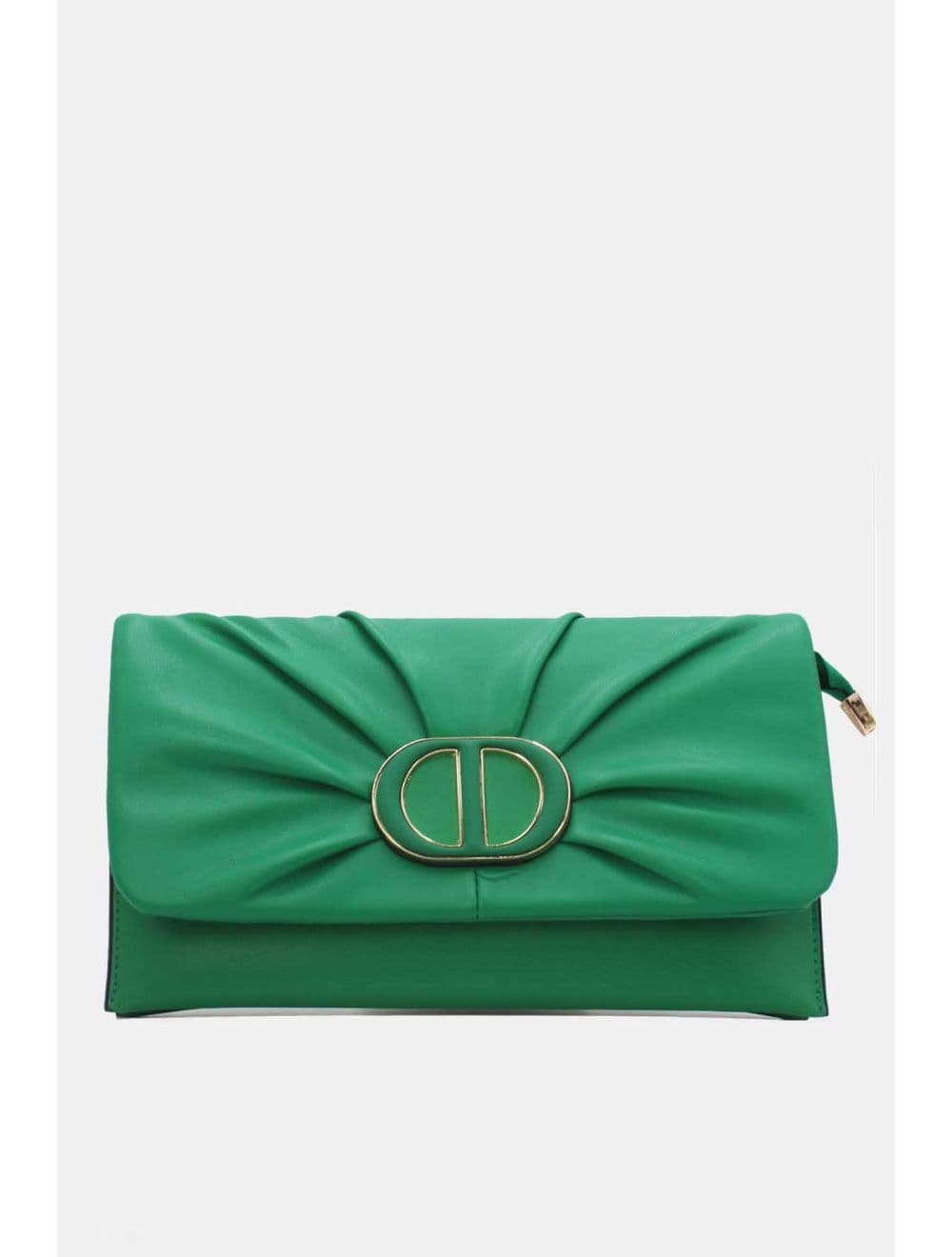 Pochette Bandoulière Effet Tressé 25P-6420-Vert