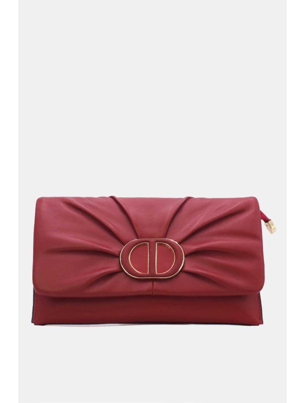 Pochette Bandoulière Effet Tressé 25P-6420-Bordeaux