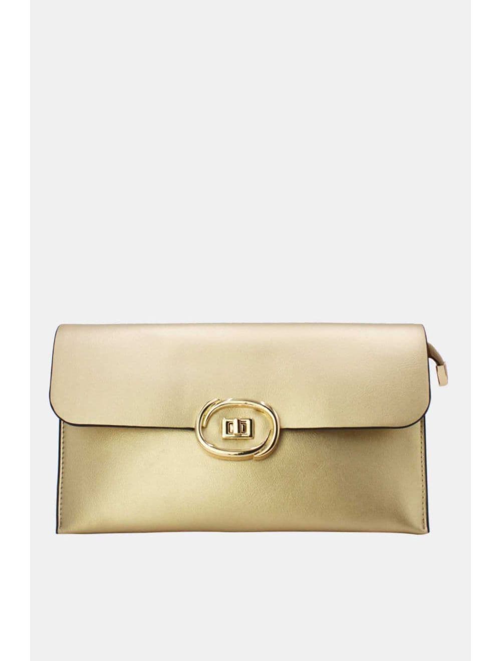 Pochette Bandoulière Effet Tressé RÉASSORT 25P-6419-Doré