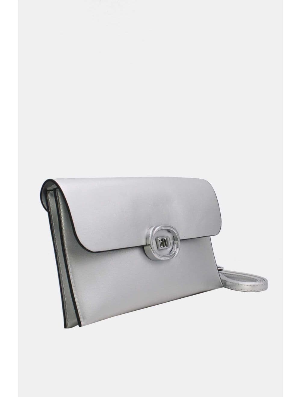 Pochette Bandoulière Effet Tressé RÉASSORT 25P-6419-Argenté — vue 2