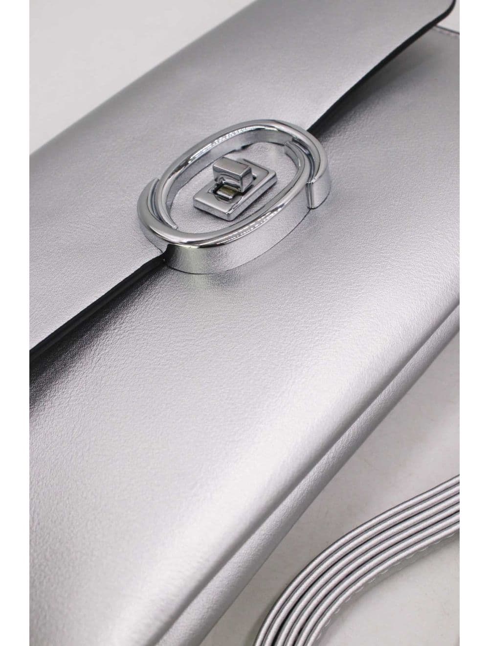 Pochette Bandoulière Effet Tressé RÉASSORT 25P-6419-Argenté — vue 5