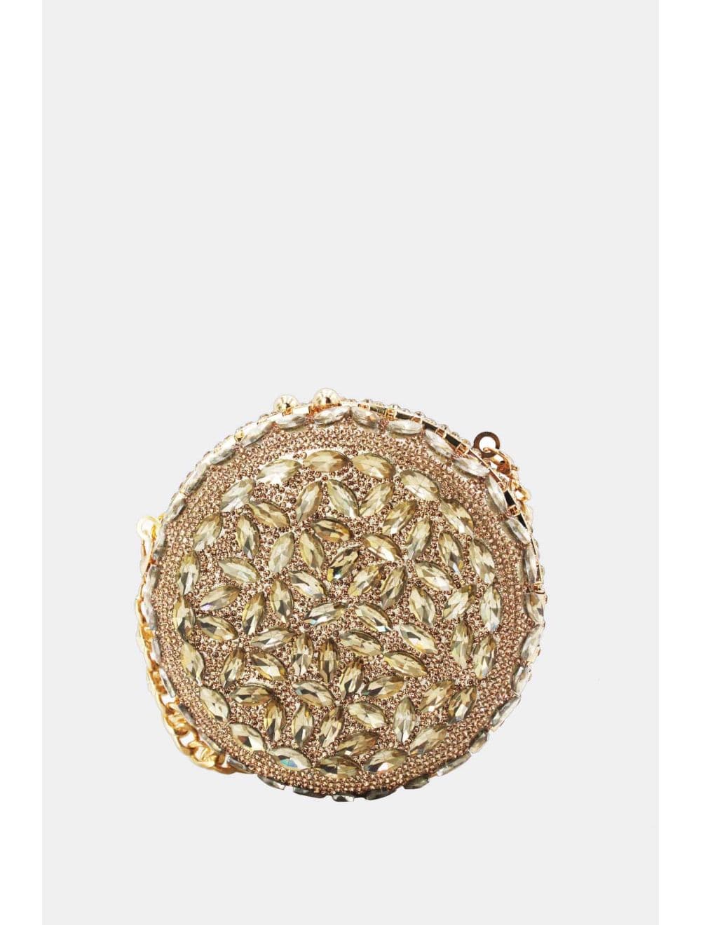 Pochette Soirée Strass 25R-3689-Doré — vue 3