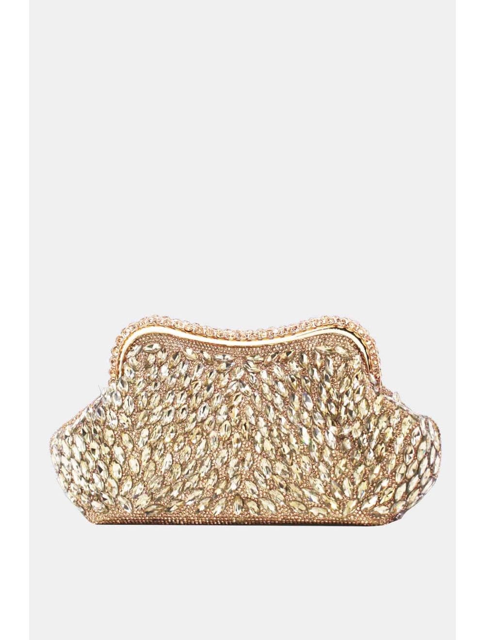 Pochette Soirée Strass 25-Y884-Doré — vue 5