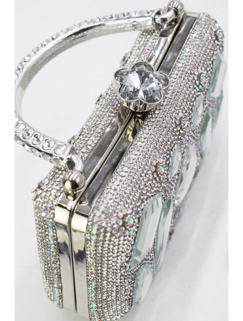 Pochette Soirée Strass 25R-3710-Argenté — vue 5