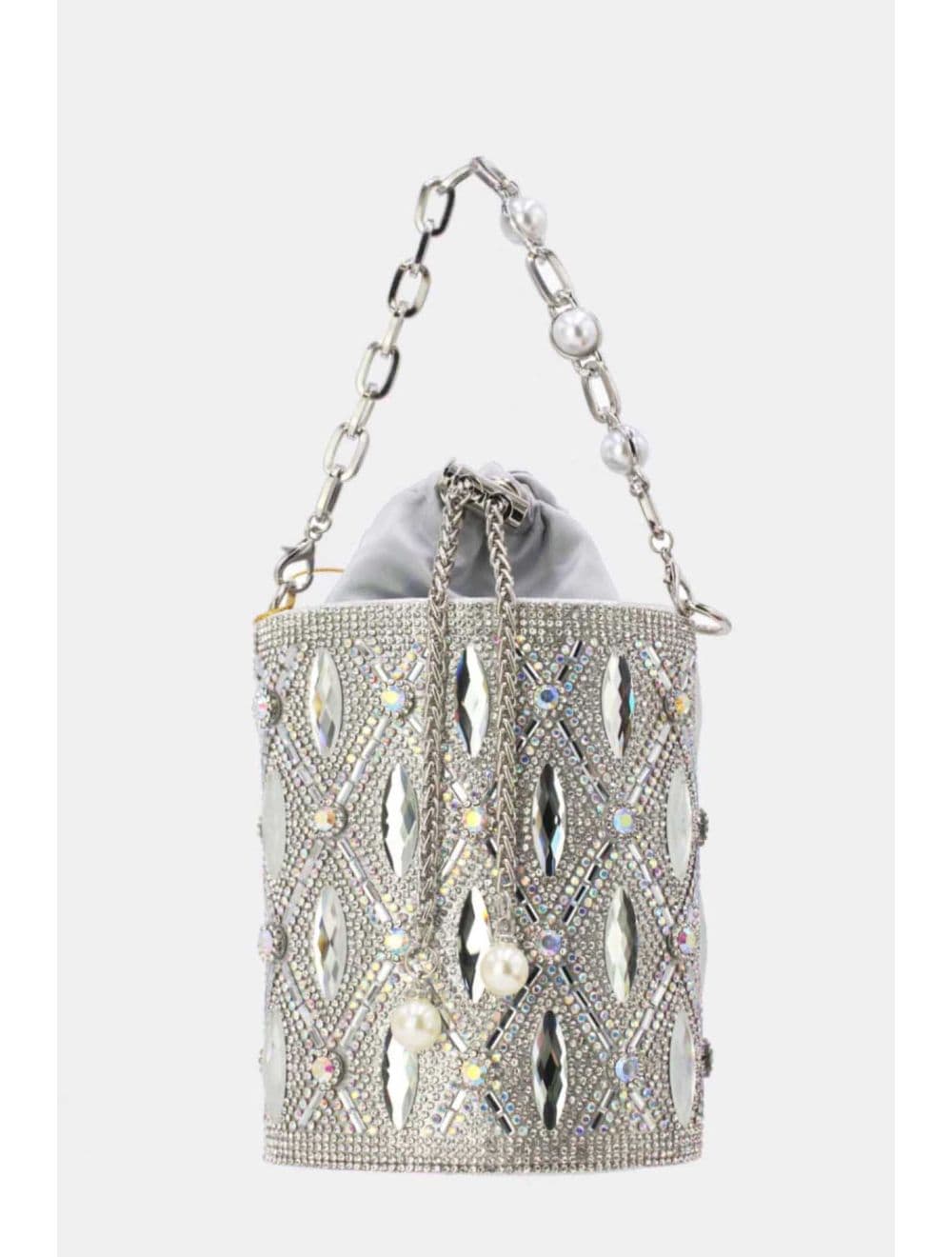 pochette soiree strass 25BW-3524B-Argenté