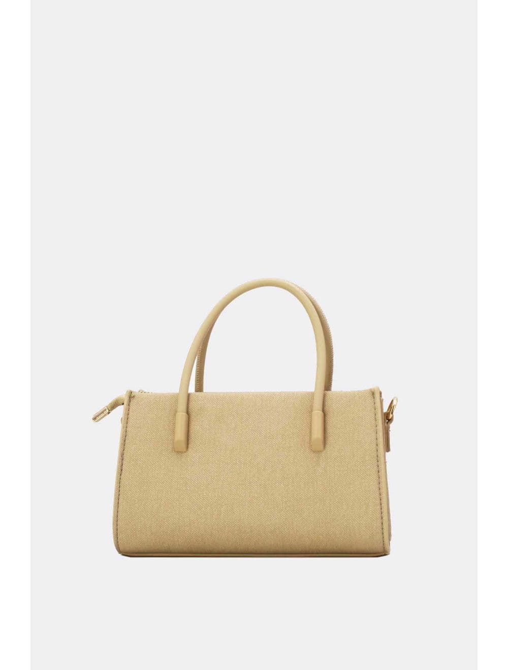 Petit Sac à Main Rigide Effet Tissu 25P-6342-Abricot — vue 3