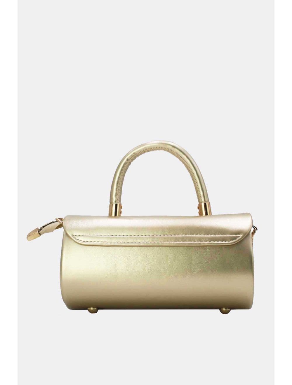 Petit Sac à Main Rigide Effet Vernis 25P-6384-Doré — vue 3