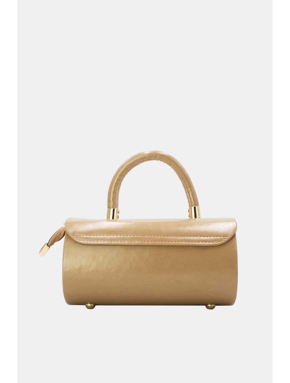 Petit Sac à Main Rigide Effet Vernis 25P-6384-Kaki — vue 3