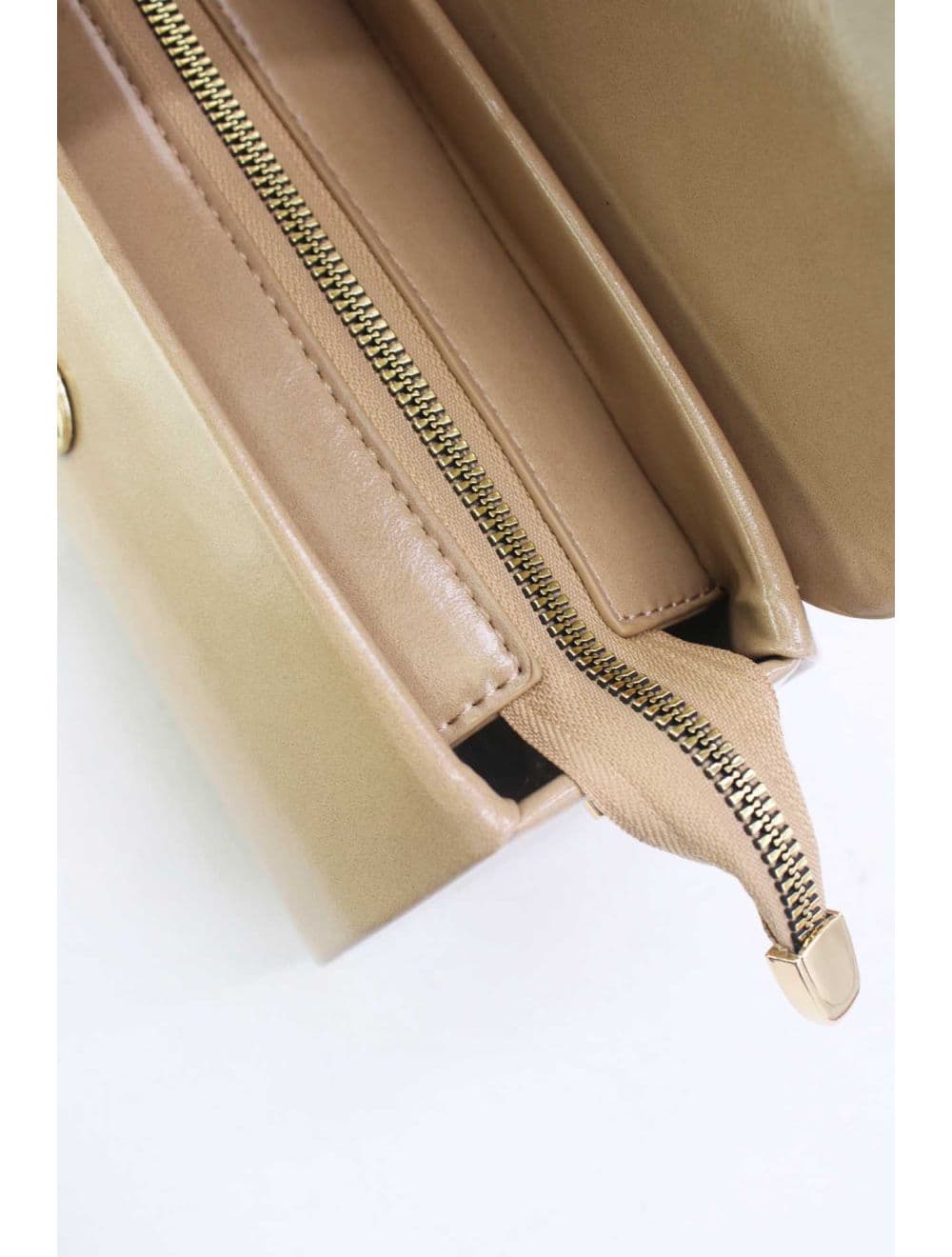 Petit Sac à Main Rigide Effet Vernis 25P-6384-Kaki — vue 5