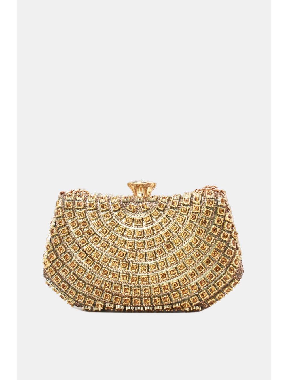Pochette Soirée Stras 25P-6035-Doré — vue 3