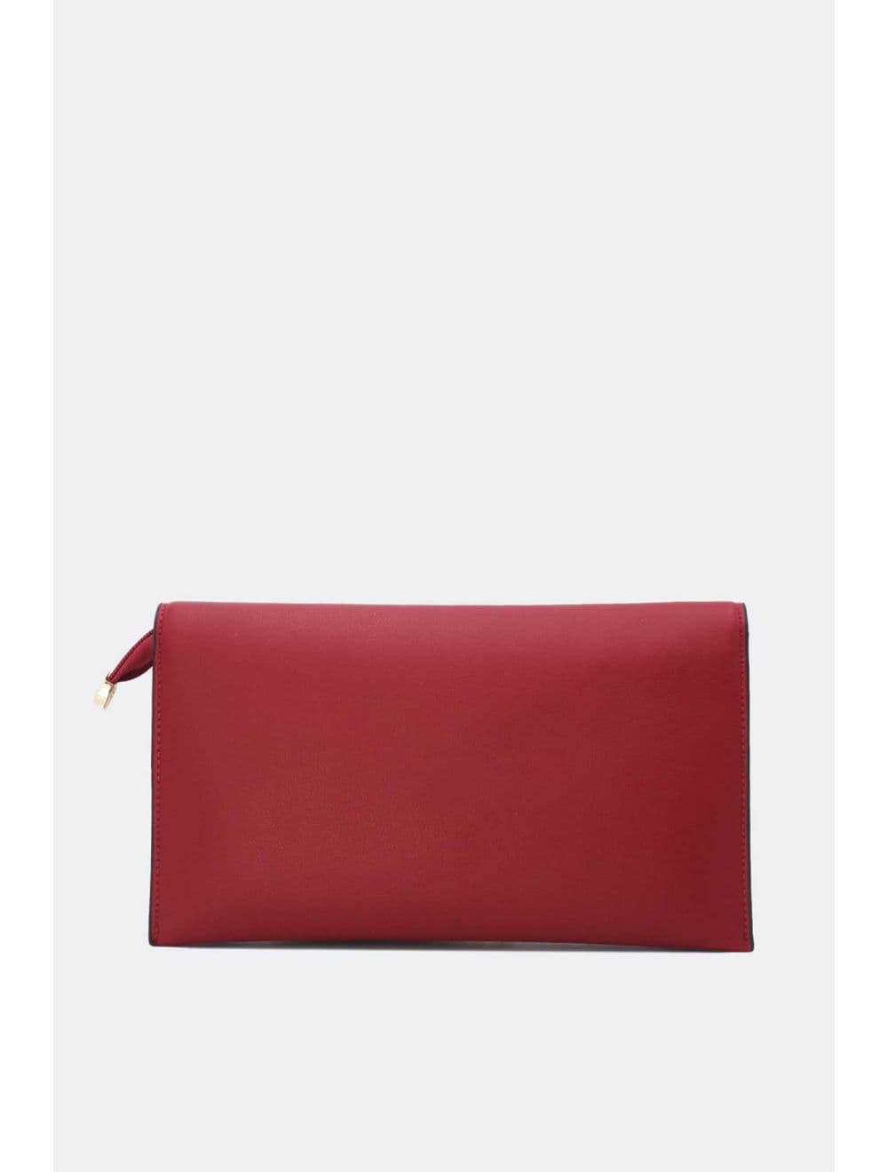 Pochette Bandoulière Effet Tressé RÉASSORT 25P-6151-Bordeaux — vue 3