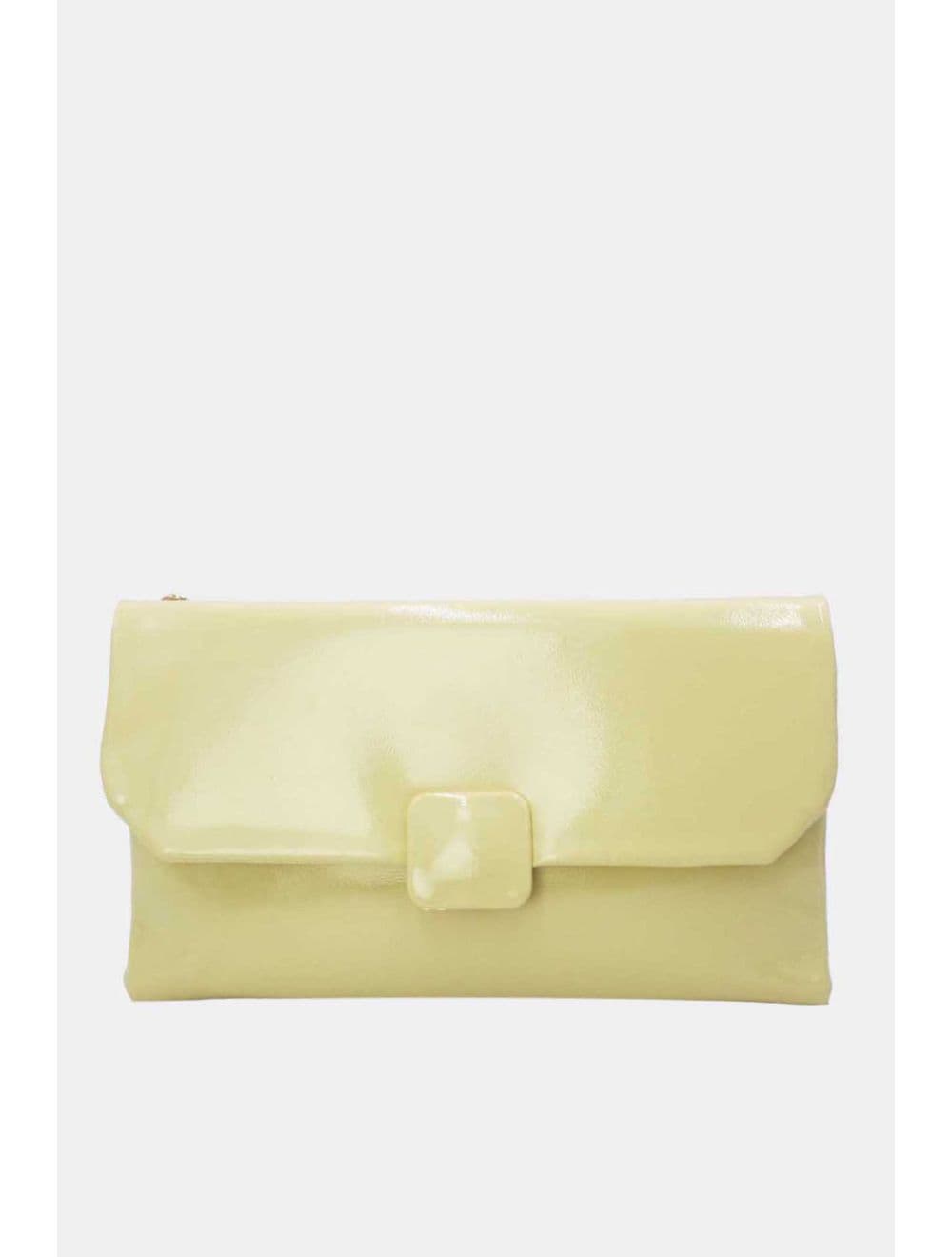 Pochette Bandoulière Vernis 25P-6323-Jaune
