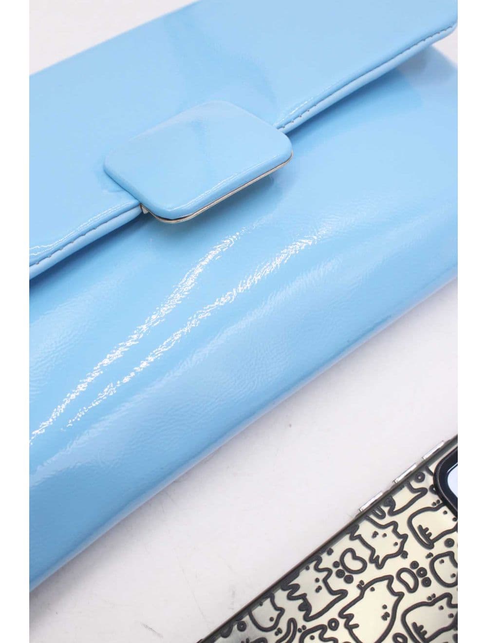 Pochette Bandoulière Vernis 25P-6323-Bleu — vue 5