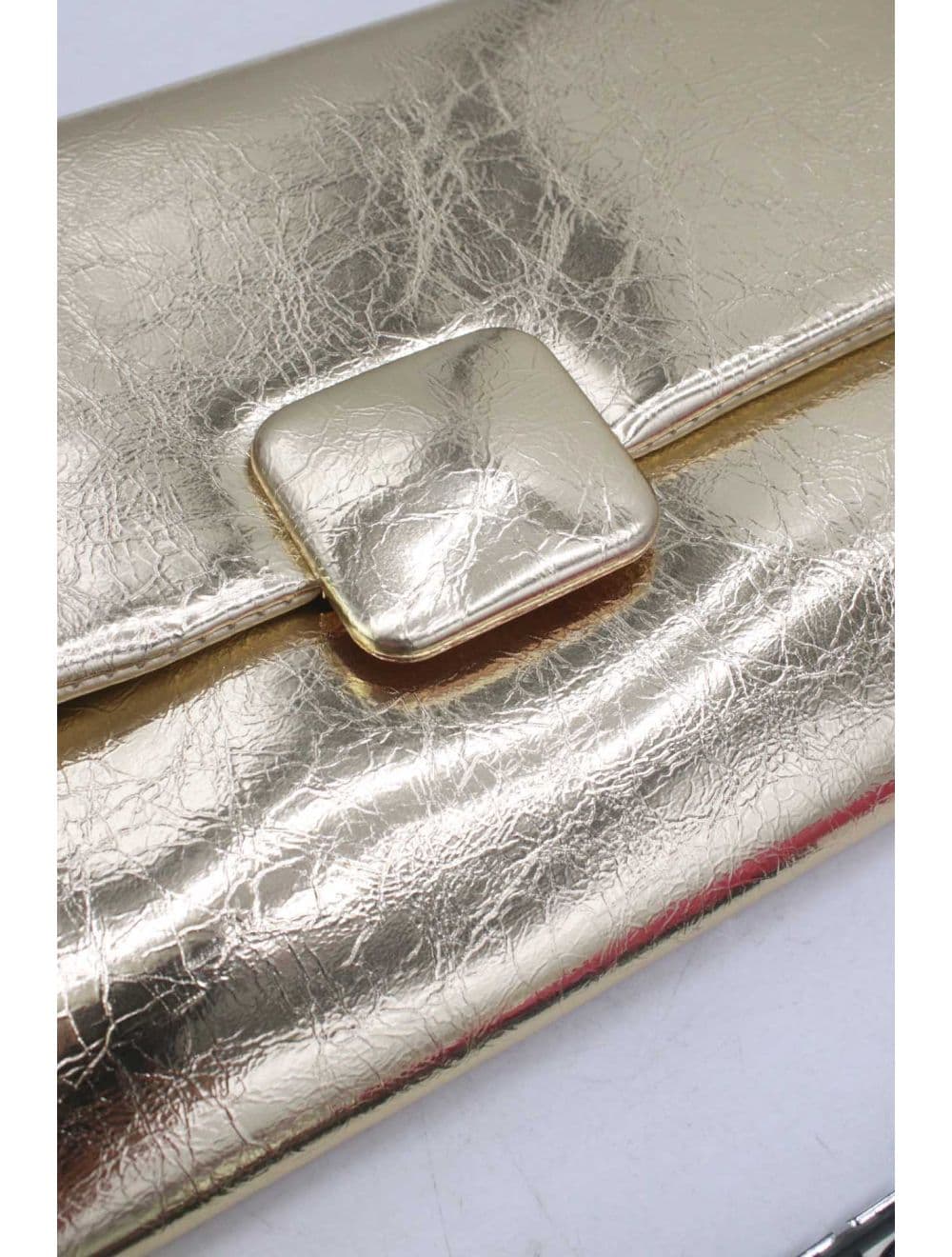 Pochette Bandoulière Vernis 25P-6323-Doré — vue 5