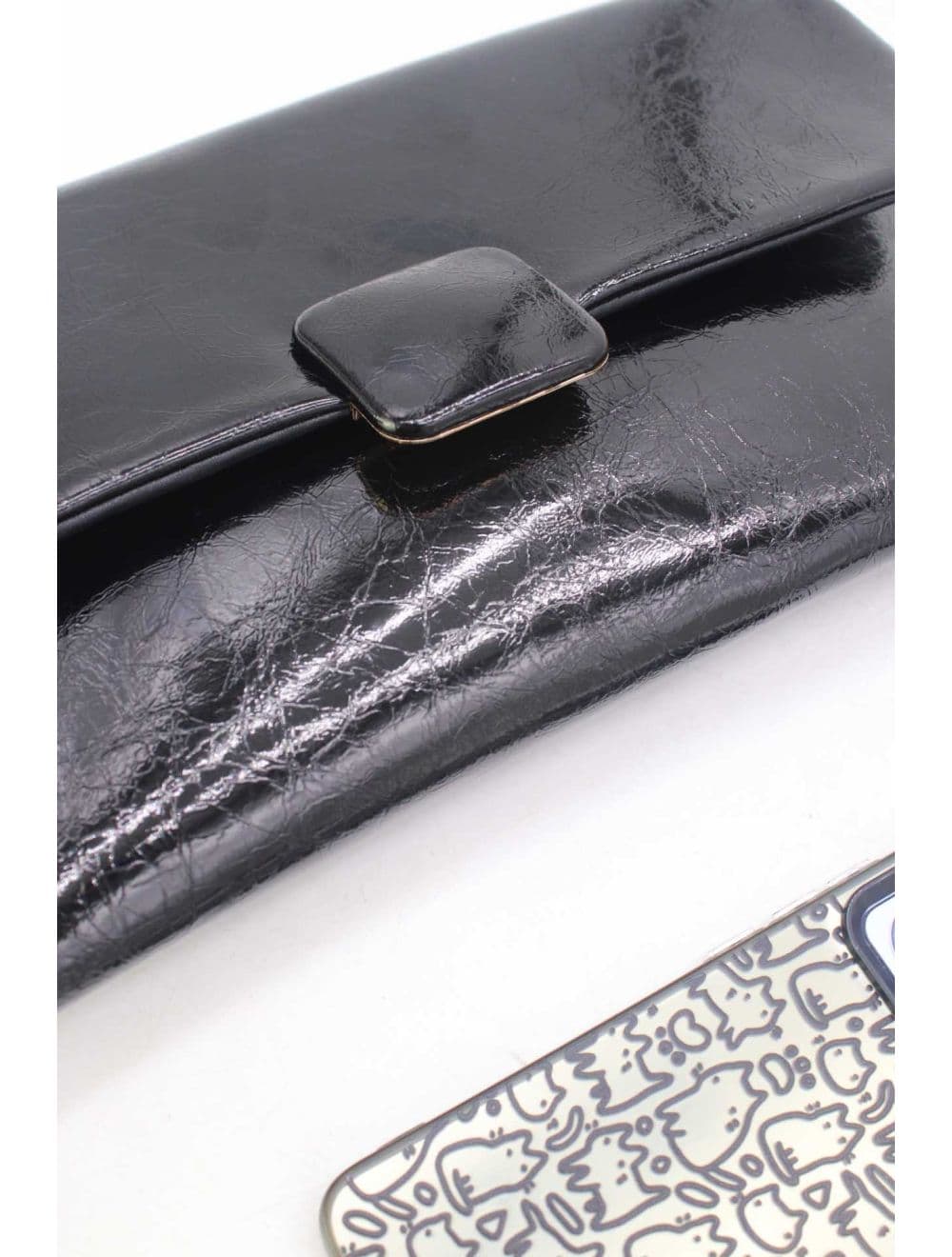 Pochette Bandoulière Vernis 25P-6323-Noir — vue 5