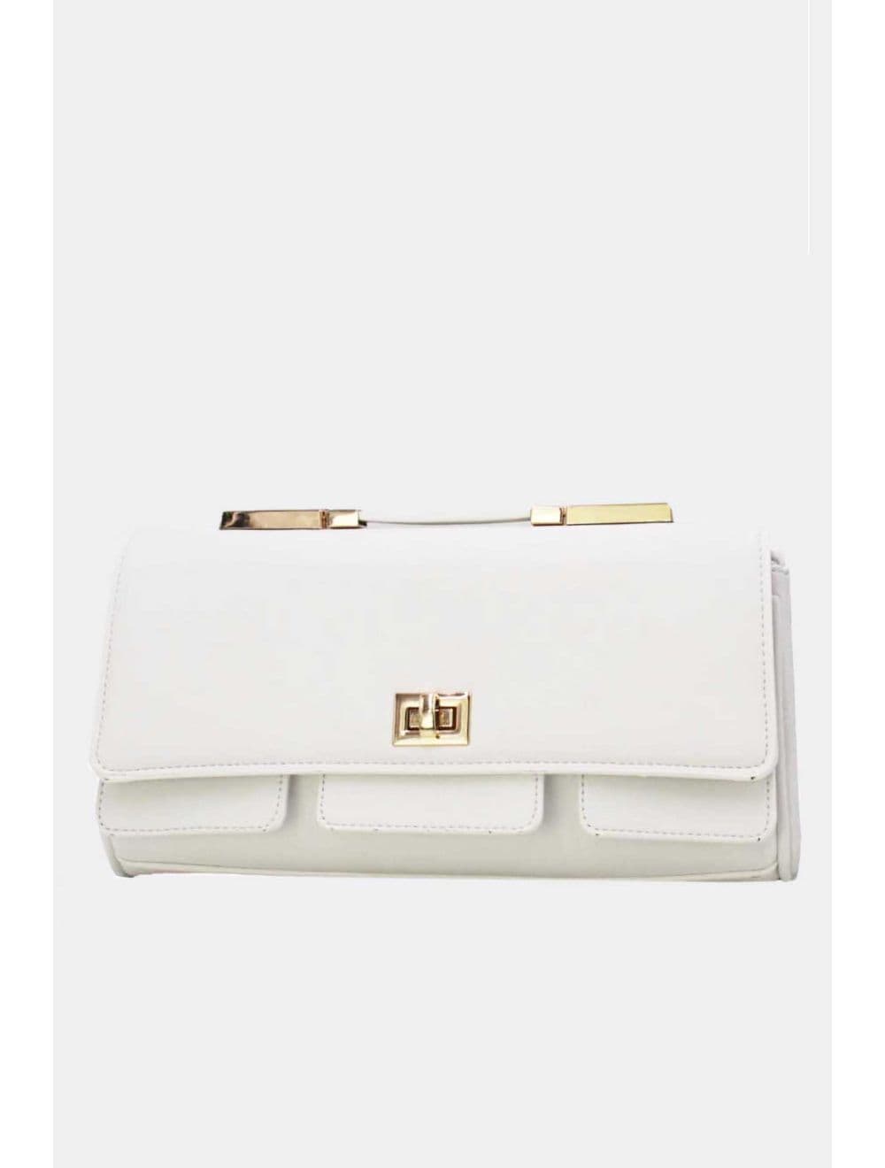 Pochette Bandoulière Transformable 25P-6300-Blanc