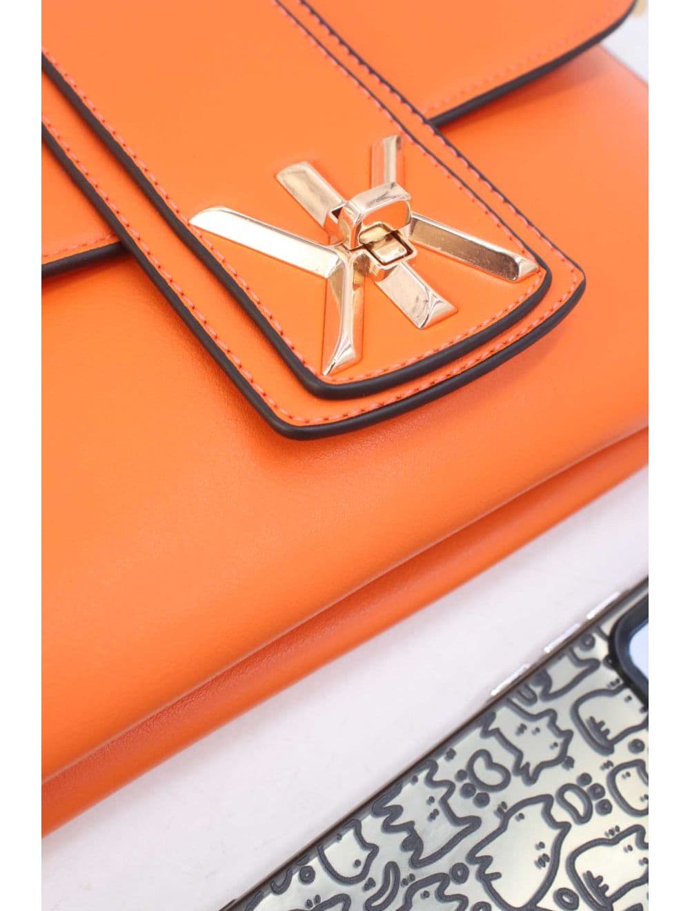 Pochette Bandoulière Avec Languette 25P-6315-Orange — vue 5