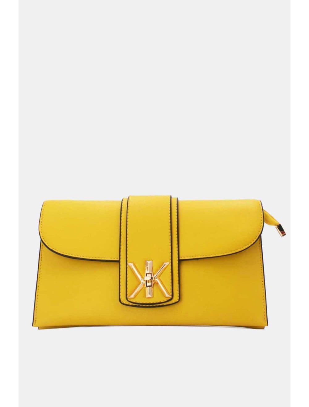 Pochette Bandoulière Avec Languette 25P-6315-Jaune