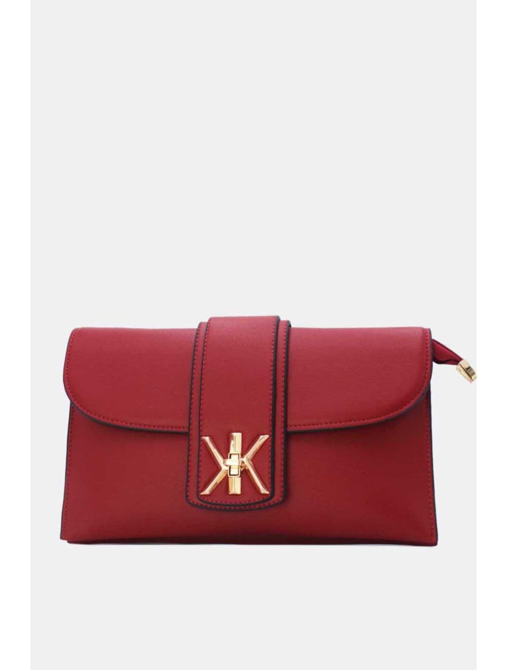Pochette Bandoulière Avec Languette 25P-6315-Bordeaux